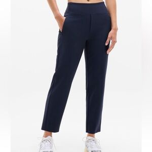 Athleta Endless High Rise Navy Ankle Pants